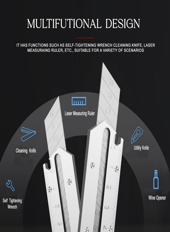 KPS Professional 6 In 1 Stainless Steel Pocket Cutter | Multipurpose Tool With Blade | For Camping/Hiking/Travel/Emergency Accessories | Box/Cartons Cutter (Pack of 1) - Image 2